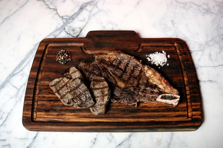 Texsas Steak Sunum